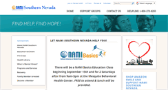 Desktop Screenshot of namisouthernnevada.org
