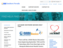 Tablet Screenshot of namisouthernnevada.org